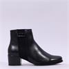 Regarde Le Ciel Jolene Side Panel Studs - Black Leather
